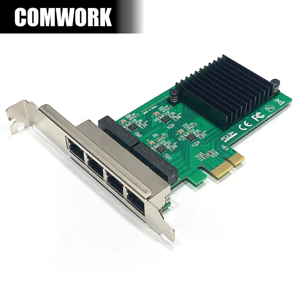 LAN 1Gbps 4PORT Realtek RTL8111H PCIE X1 GIGABIT 1000Mbps 1