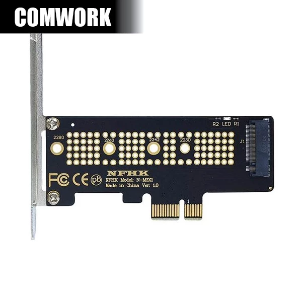PCIe X1 to M.2 NVMe Gen3 3.0 ADAPTER M2 SSD 1